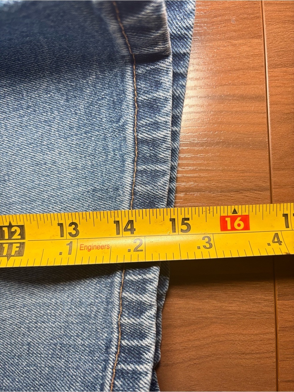 Calvin Klein Vintage Denim Shorts | High Rise Blue Jean Shorts | Classic - Picture 10 of 12